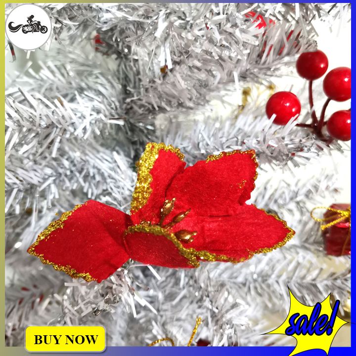 Cây thông noel mini 38cm màu trắng thích hợp làm quà tặng giáng sinh, trang trí bàn làm việc,phòng ngủ....