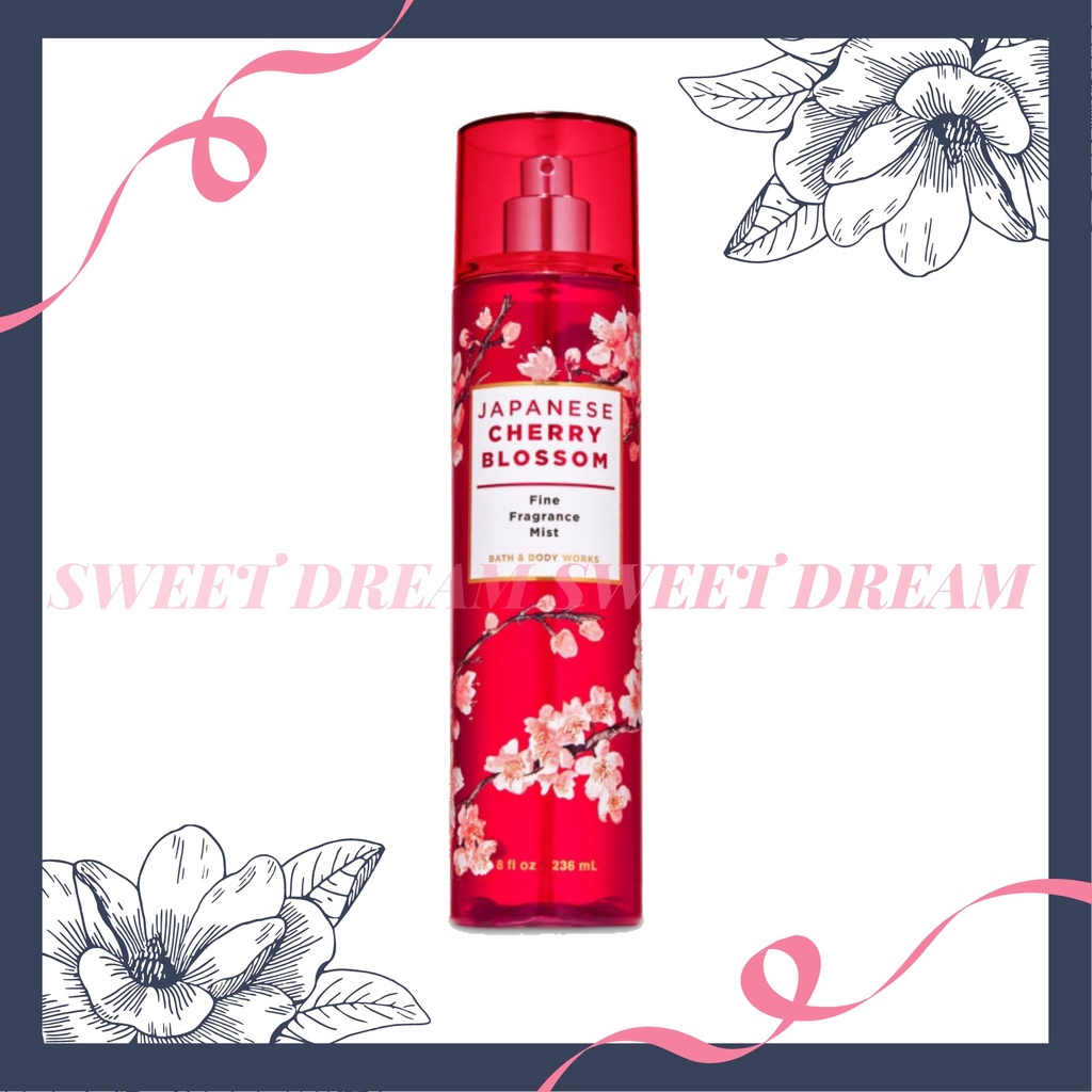 Xịt thơm Bath &amp; Body Works Fine Fragrance Mist hương Cherry Blossom #heobu