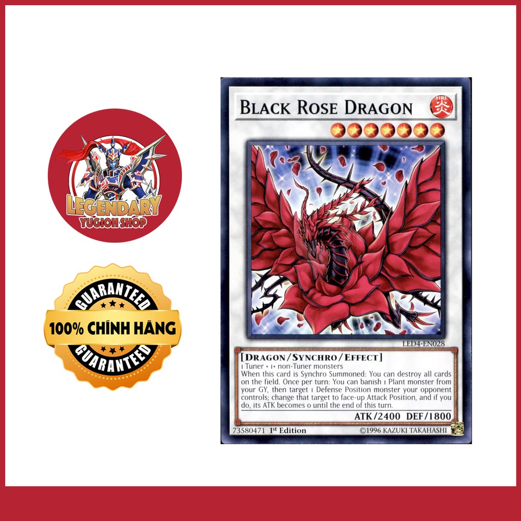 [EN-JP][Thẻ Bài Yugioh Chính Hãng] Black Rose Dragon