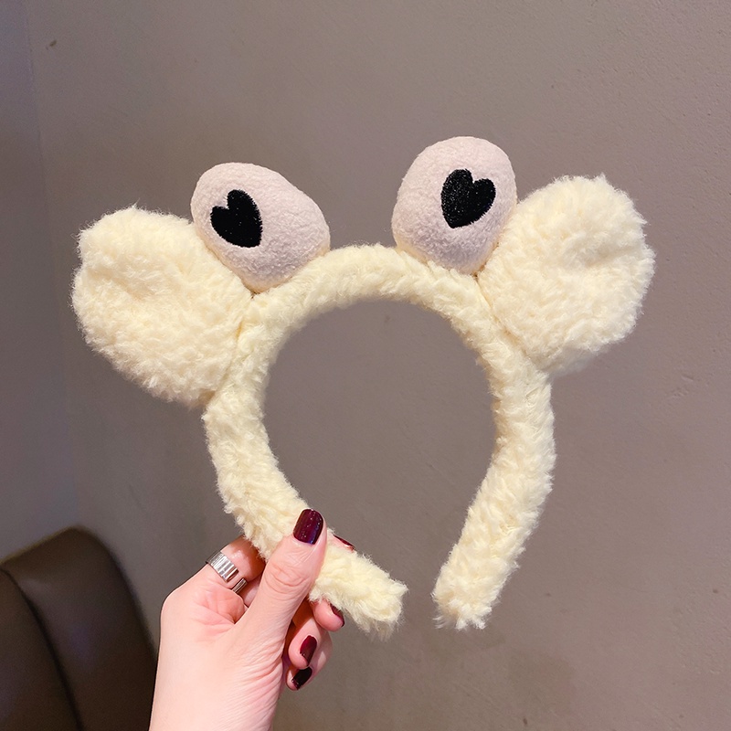 Bờm rửa mặt băng đô cài tóc hình cua cute dễ thương BT16