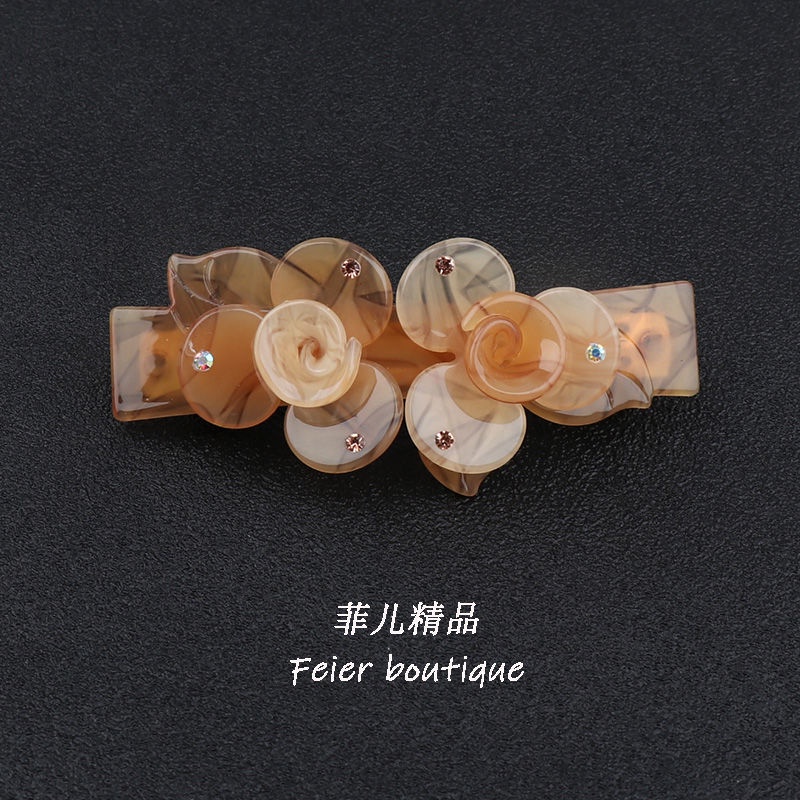 Kẹp Tóc Nữ Hình Hoa Đính Đá Thời Trang