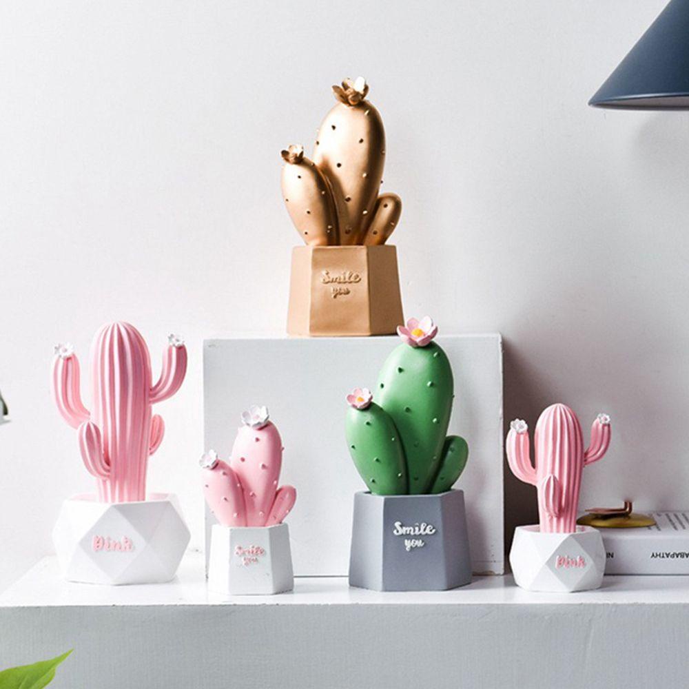 CONOPERY Mô Hình Cây Xương Rồng Mini Bằng Nhựa Resin Để Bàn Trang Trí