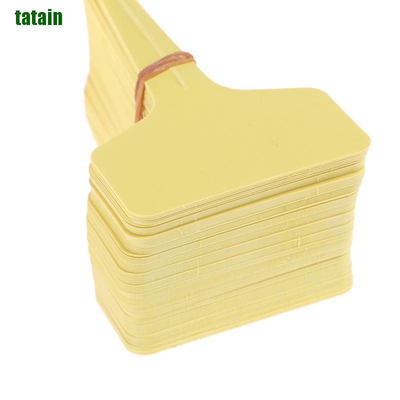 Set 100 Thẻ Nhựa Chữ T Đánh Dấu Cây Trồng