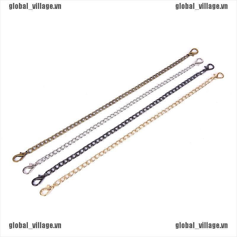 [global] 40cm Metal Strap Chain Shoulder Cross Body Bag Handbag Purse Strap Accessories [village]