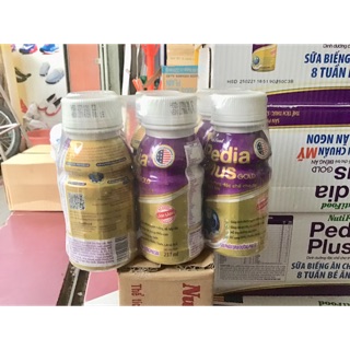 Lốc 6 chai Sữa bột pha sẵn Pediaplus Gold 247ml