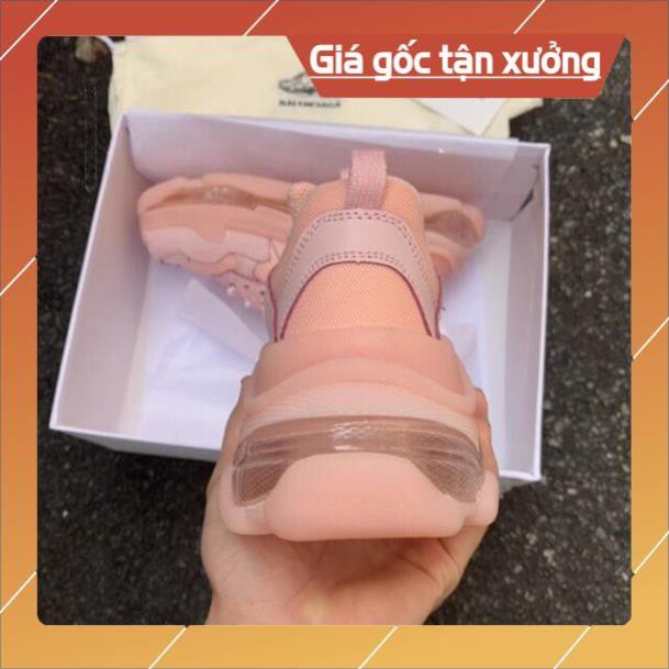 [FreeShip+ Hàng Cao Cấp] Giày balen màu cam hàng 1:1, Giày thể thao nam nữ Full phụ kiện