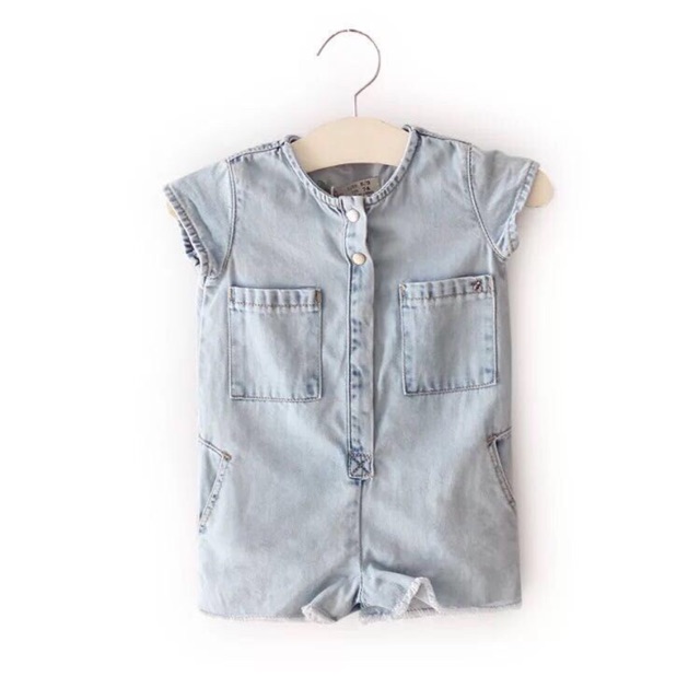 Body ZARA denim xuất dư 9m-18m