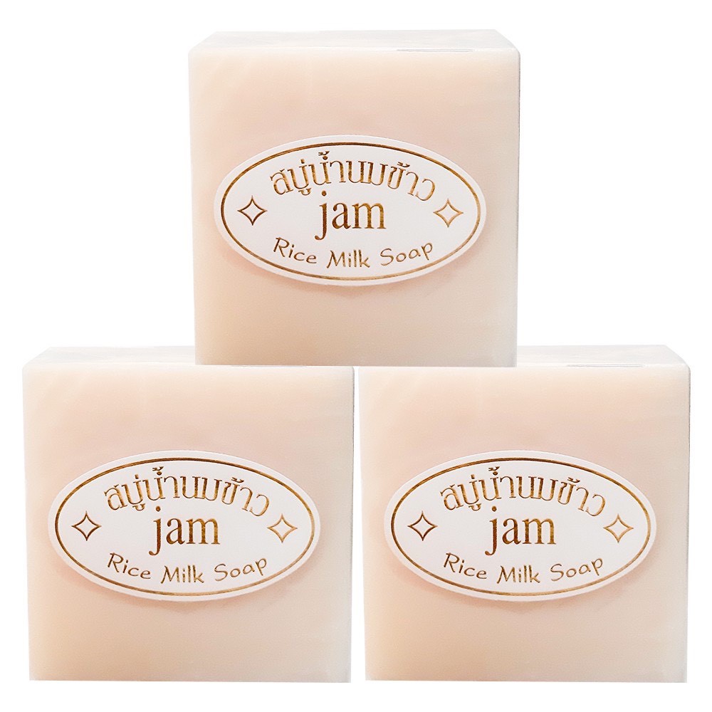 Xà Phòng Cám Gạo - Xà Phòng Trắng Da Thái Lan Jam Rice Milk Soap 5.0