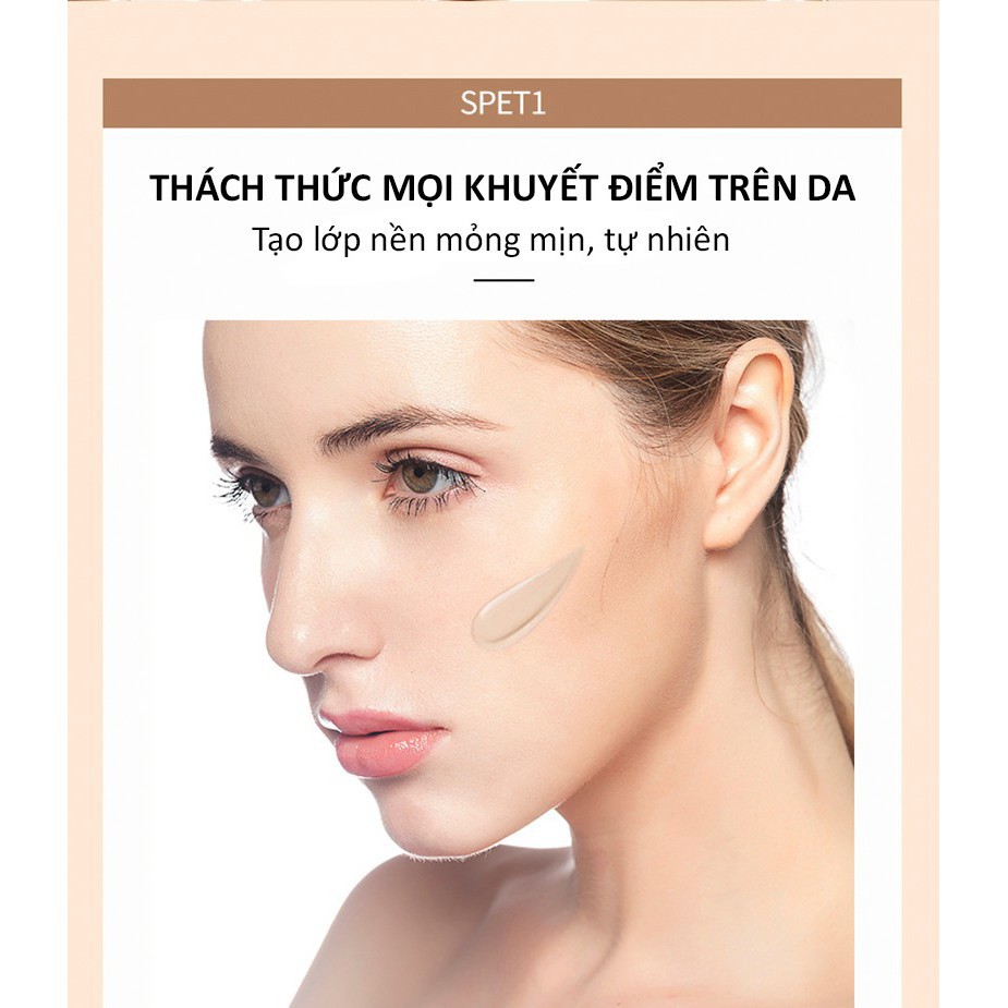 Kem nền che khuyết điểm lót da che phủ tốt dưỡng ẩm Images Zentop