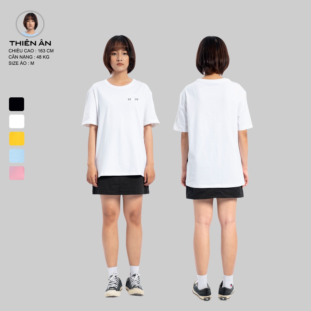 Áo Thun Tay Ngắn Nữ Nam URBAN OUTFITS In Chữ Im Broken ATR19 Form Suông Thun Cotton 4 Chiều Local Brand