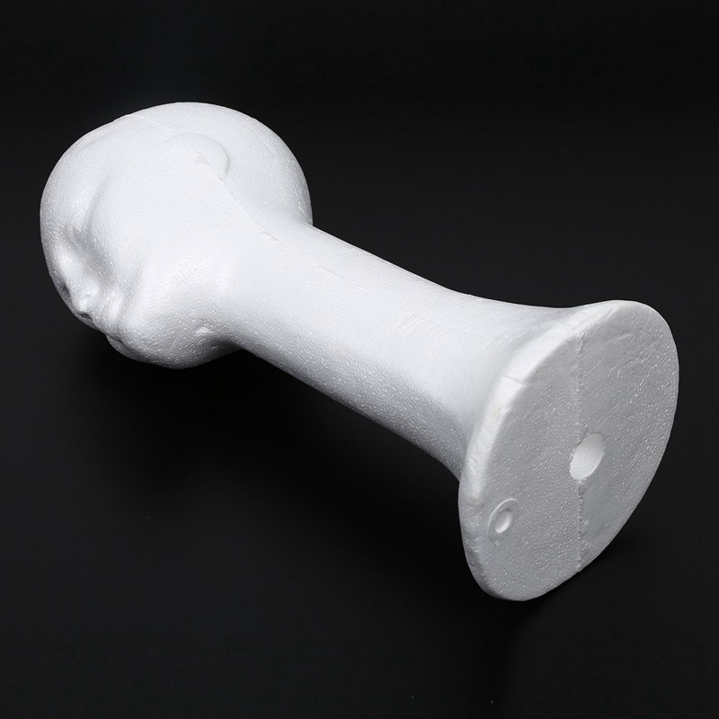 Đầu ma nơ canh nữ đội tóc giả 55 cm