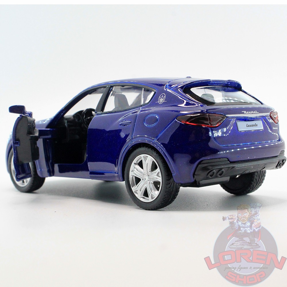 Mô hình ô tô kim loại Maserati Levante GTS tỷ lệ 1:36, xe SUV đồ chơi chạy cót mở full cửa lorenshop