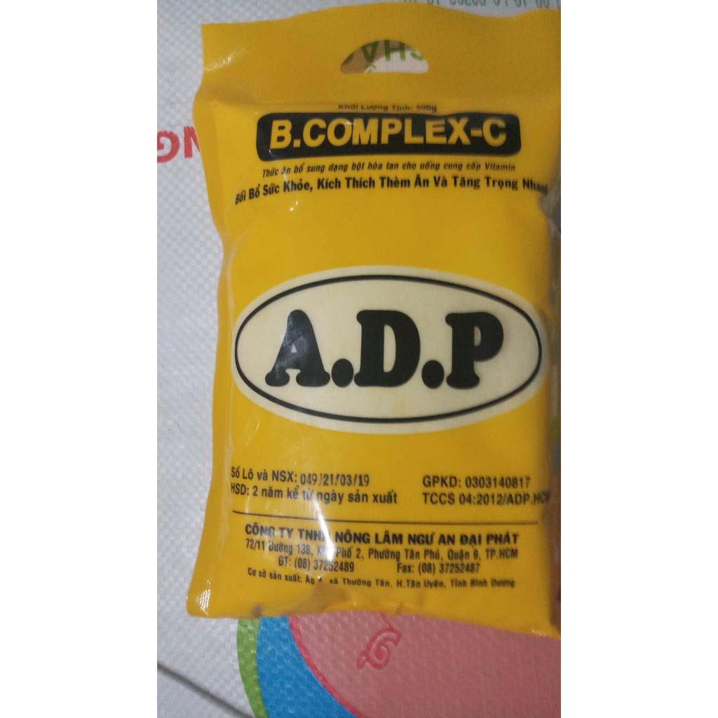 Vitamin cho gia suc gia cam Bcomlex C 500g ADP