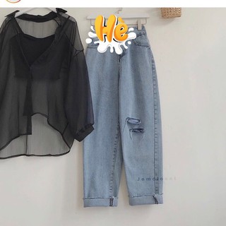 SET BAGGY RÁCH + SET SƠ MI✨