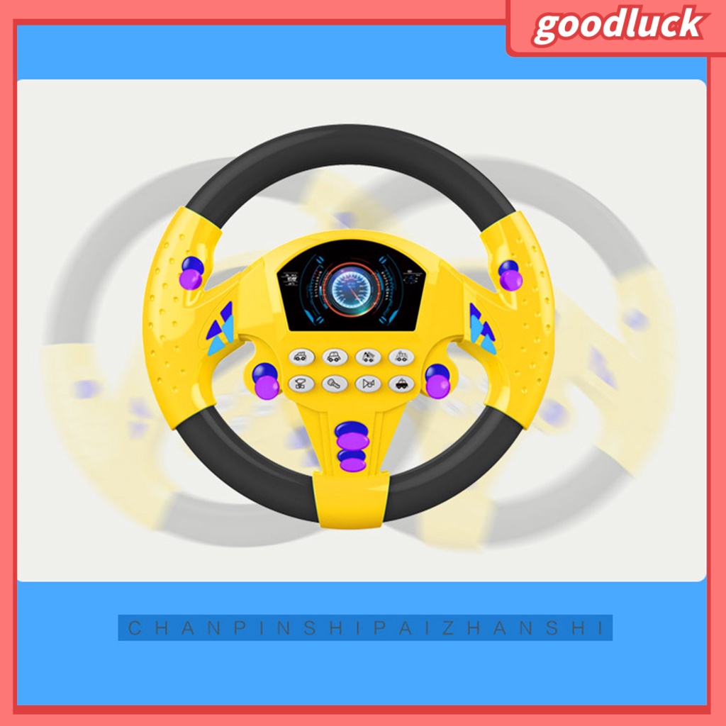 Đồ chơi vô lăng mô phỏng rèn luyện nhịp điệu phát triển cử động cơ thể tương tác khả năng thực hành cho trẻ em