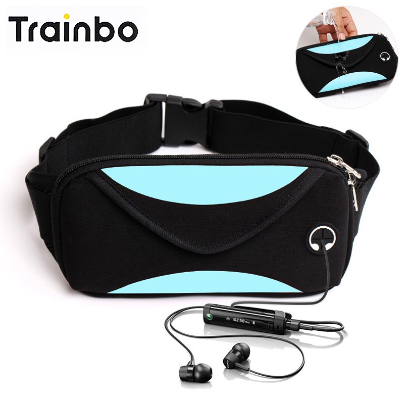 Trainbo Túi Đeo Hông Thể Thao Đa Năng Chống Thấm Nước Đựng Điện Thoại Di Động Tiện Lợi Túi Thể Thao