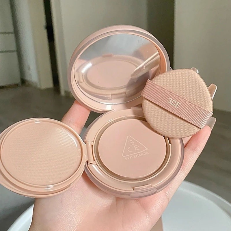 Phấn Nước 3CE Tông Lì Che Khuyết Điểm Tự Nhiên Lâu Trôi