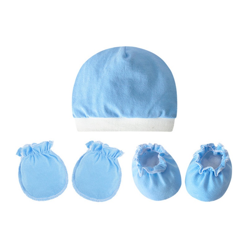 Bộ 3 Găng Tay Cotton Thoải Mái Cho Bé