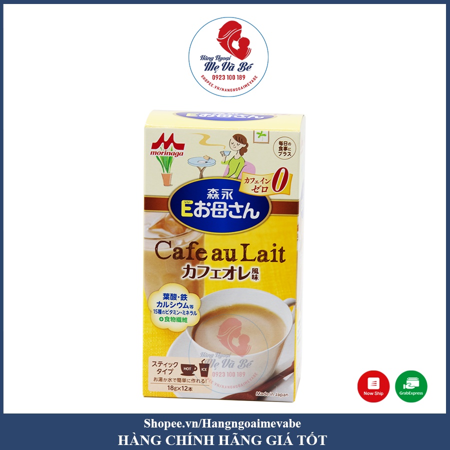 Sữa bầu Morinaga, sữa cho bà bầu Nhật Bản 12 gói x 18g [Date 2025]