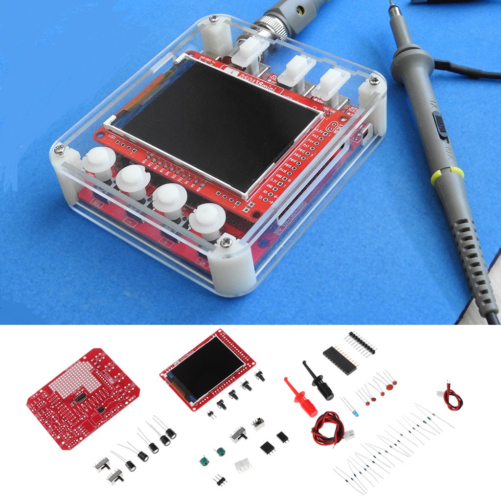 Bộ dao động kỹ thuật số mini DSO138 kích thước 7*8cm