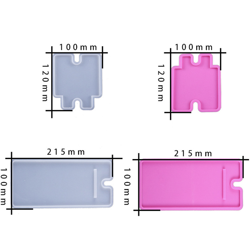 1 Bộ Khuôn Silicon Làm Giá Đỡ Điện Thoại Epoxy Resin Thủ Công