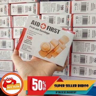 Hộp 100 miếng băng cá nhân