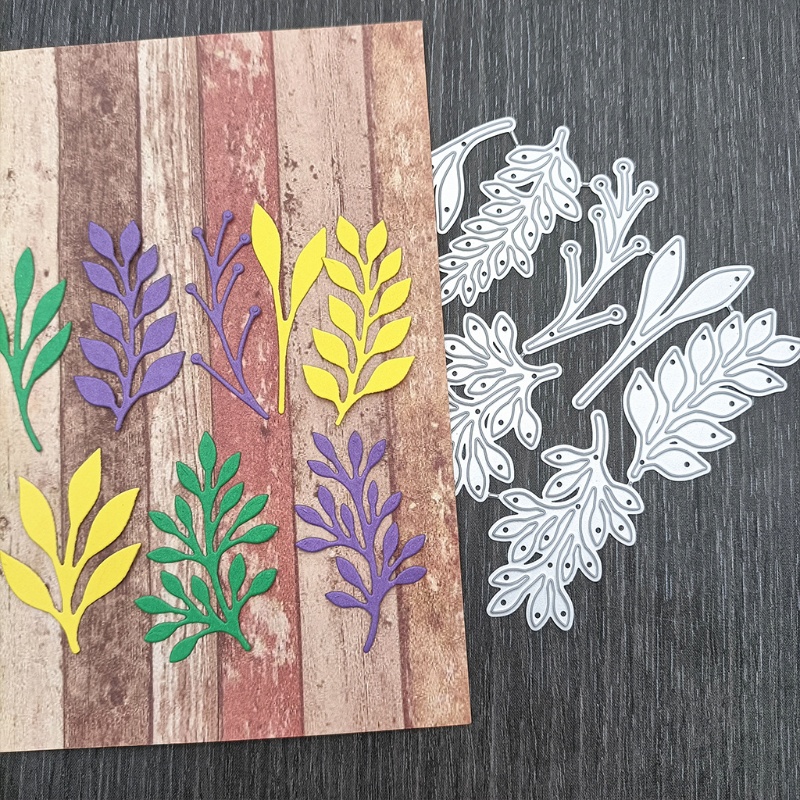 Khuôn Cắt Giấy Kim Loại Hình Chiếc Lá Xinh Xắn