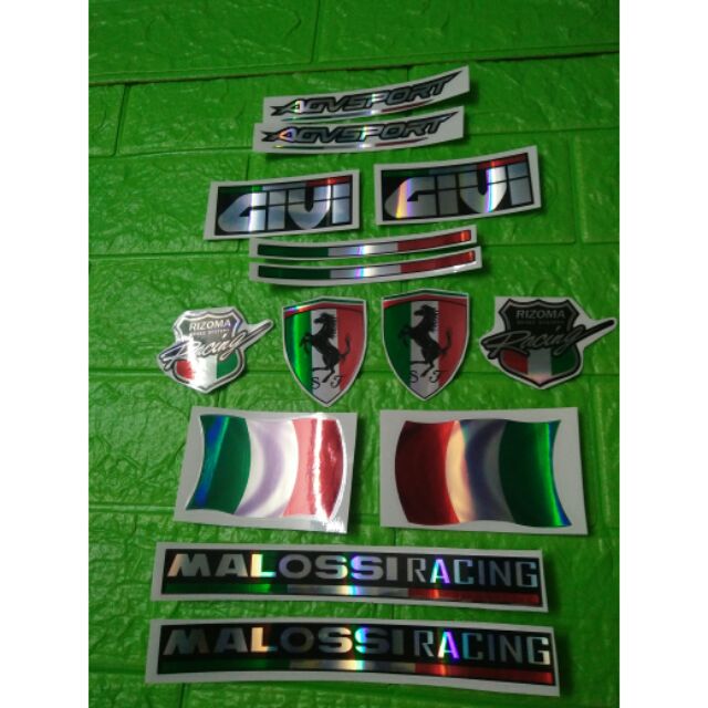 Bộ tem Rizoma Racing phản quang