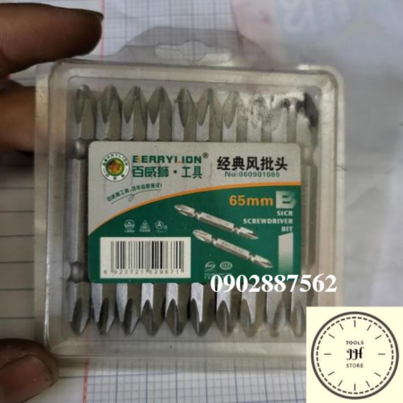 mũi vít máy bake 2 đầu Berrylion ph2x65mm