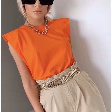 Áo Sát Nách Độn Vai Kiểu Dáng Trẻ Trung | BigBuy360 - bigbuy360.vn