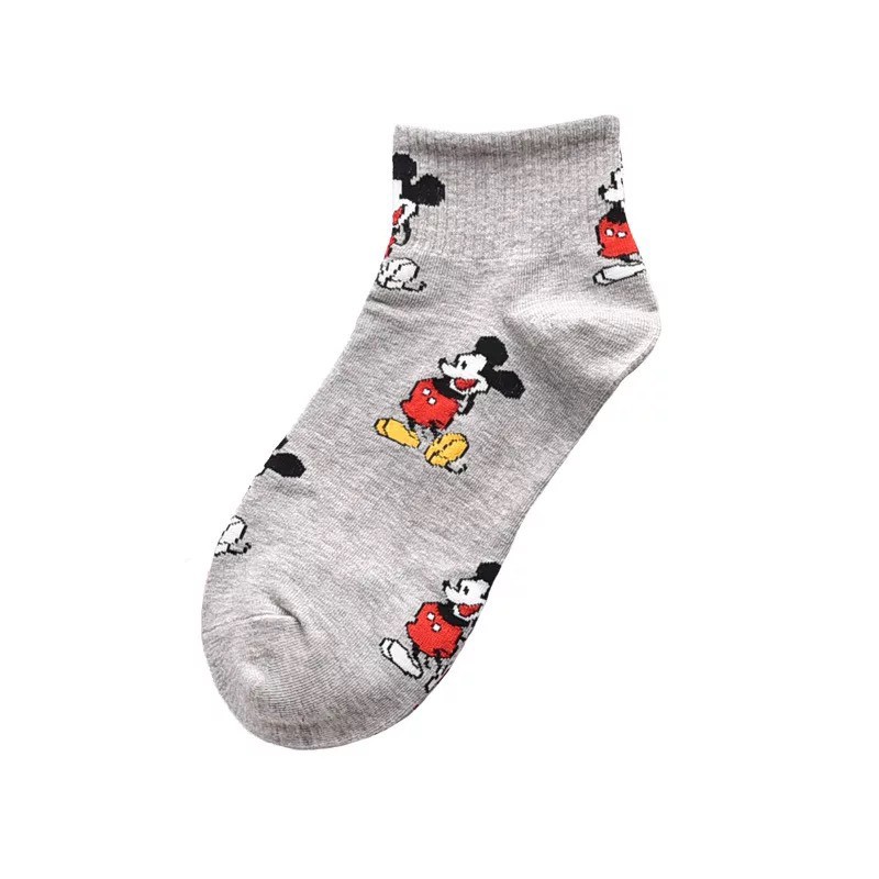 Set 5 đôi tất nam nữ cotton Mickey cực chất TN89