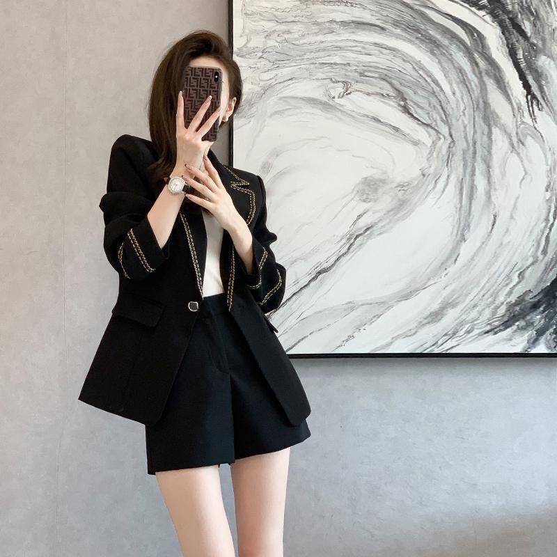 Set Áo Vest + quần sọoc nữ phong cách hàn quốc mẫu mới đẹp mã ZELE518 | BigBuy360 - bigbuy360.vn