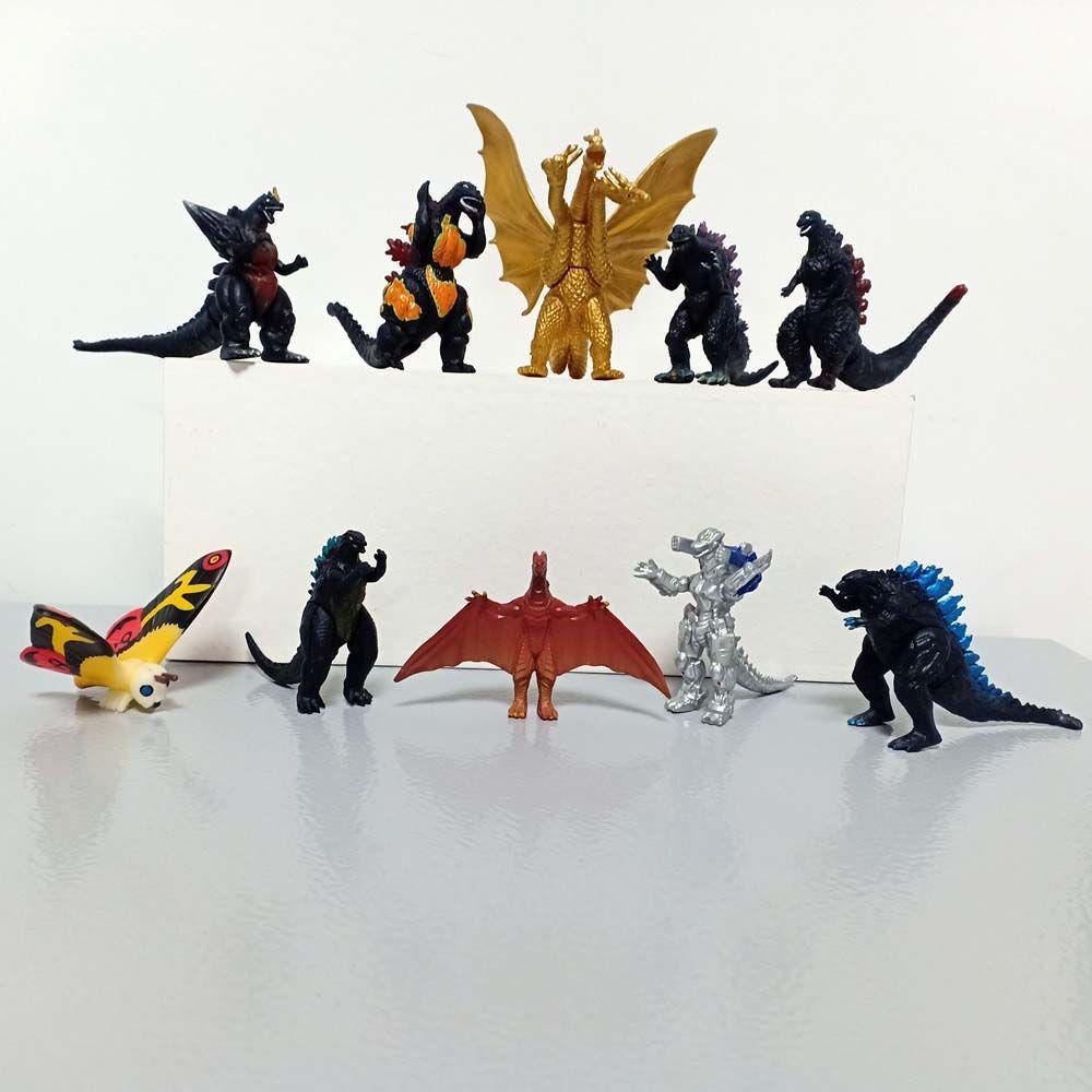 Sjl Mô Hình Đồ Chơi godzilla Bằng pvc 3-6cm Để Bàn Trang Trí
