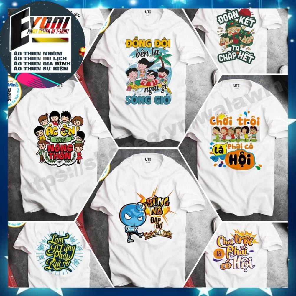 Áo nhóm - Áo lớp - Áo gia đình - Áo Team - Áo Thun Trơn giá sỉ - Áo thun tay ngắn Full Size mẫu nhóm Team 09