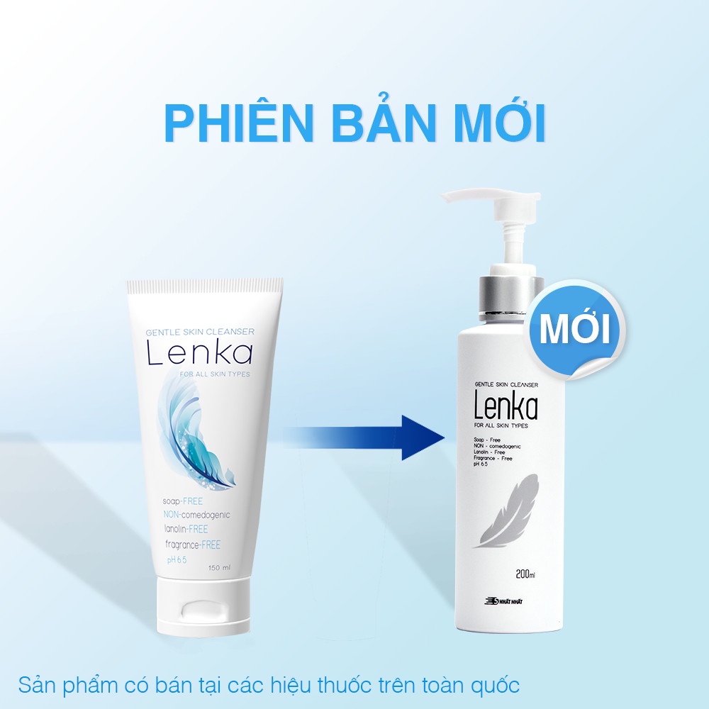 Sữa rửa mặt Lenka - Chứng nhận lâm sàng tại viện da liễu TW (Chai 200 - 500ml) | BigBuy360 - bigbuy360.vn