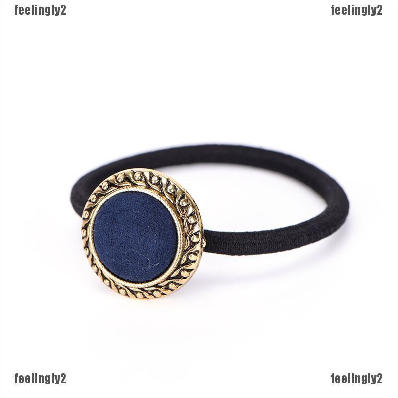 ❤Mặt Trời❤ Dây Cột Tóc Phong Cách vintage Đáng Yêu