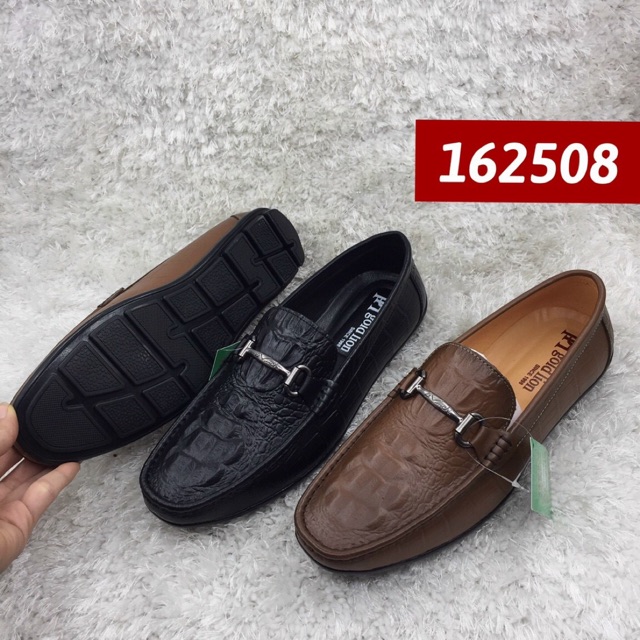 GIÀY MỌI NAM ✅ GIÀY LƯỜI NAM 💥 CHẤT DA BÒ MỀM 100% ✅ ĐẾ CAO SU BÊT CỰC CHẮC CHẮN - Bảo hành 12 tháng