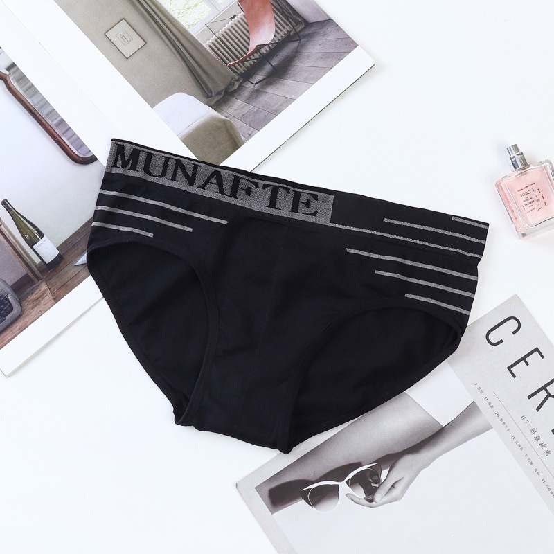 Quần Lót nam Thể Thao Lưng Vừa Không Đường May Thoáng Khí Cho Nam