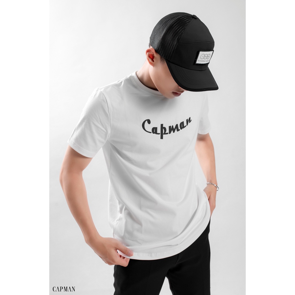 Mũ lưỡi trai CAPMAN dáng thế thao ôm đầu CM22 vải dù phối lưới