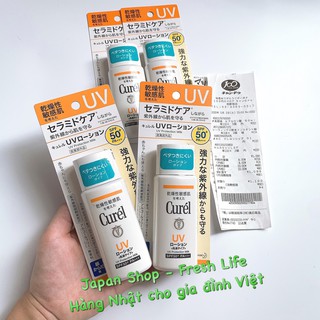 (SIÊU RẺ)Kem chống nắng Curel UV Protection Milk SPF50+/PA+++