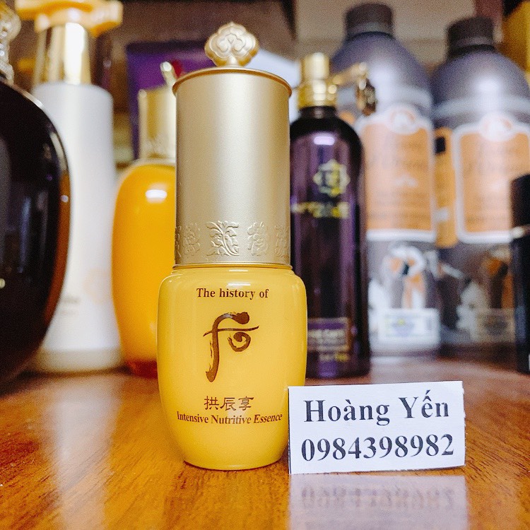 Tinh dầu Whoo vàng Intensive Nurtritive Essence nâng cao độ đàn hồi cho da-chai 10ml-date:2024