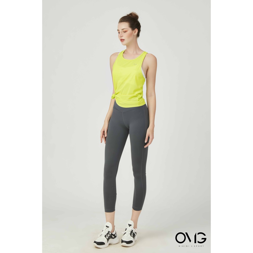 Áo tập Nữ OMG Sport kiểu tanktop- màu Xanh lá - BG094_GN