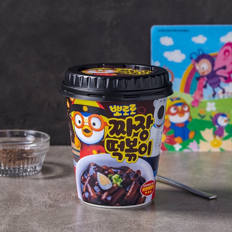 BỘ SƯU TẬP BÁNH GẠO TOKBOKKI PORORO PINK ROCKET EATS ON