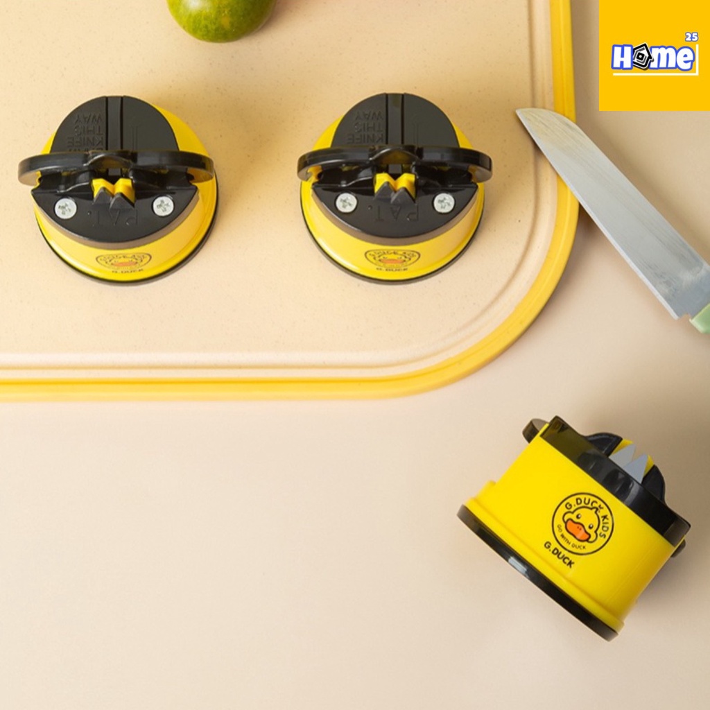 Đồ mài dao hút chân không vịt vàng cố định lên tường, mặt sàn, lực hút mạnh, chống trơn trượt HOME25