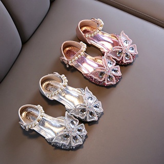 Giày Sandal Đế Mềm Chống Trượt Đính Đá Phong Cách Hàn Quốc Cho Búp Bê Size 21-36