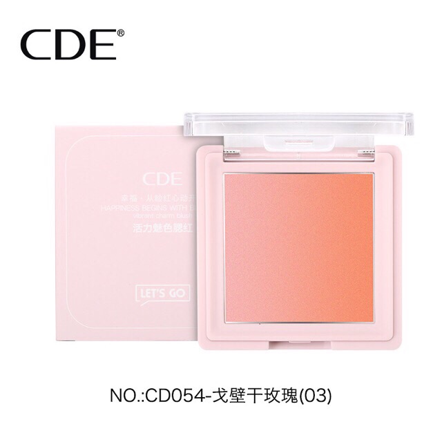 MÁ HỒNG LOANG HỘP VUÔNG CDE Ombre Blush