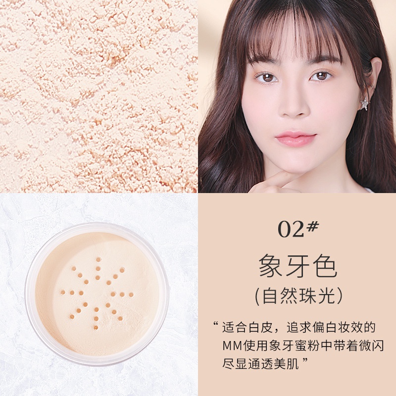 Phấn Phủ Bột Kiềm Dầu Không Trôi NOVO Marble Setting Powder 15g