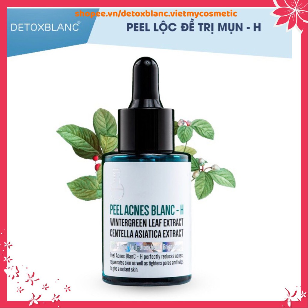 Serum cho da mụn detox blanc Mẫu H