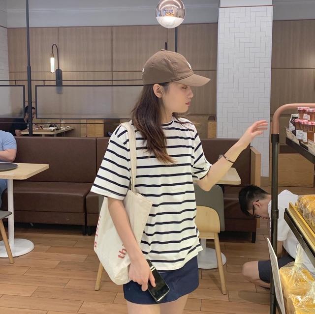 KIM - STRIPED T- SHIRT - Áo phông kẻ | BigBuy360 - bigbuy360.vn