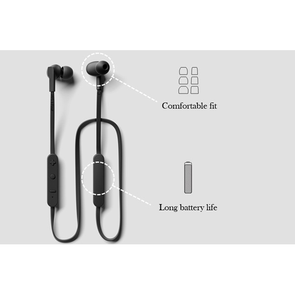 Tai nghe không dây bluetooth Jays t-Four Wireless - Black